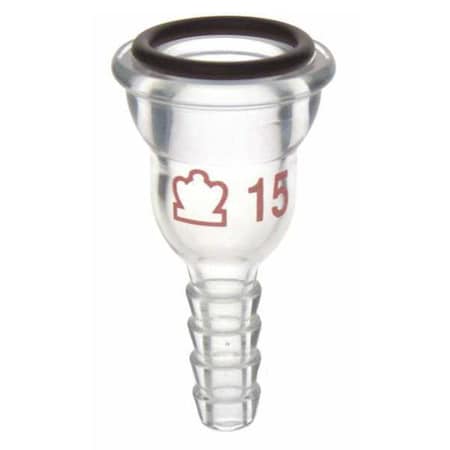 Kimble Chase Adapter, Inlet, Transparent,  183100-1502