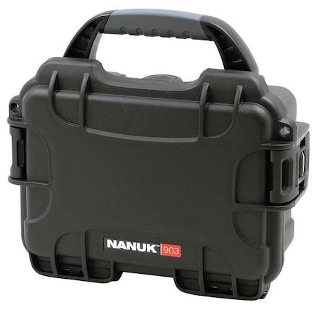 Nanuk Cases ProtectiveCase, 9.125inL, 6.75inW, Black 903S-000BK-0A0