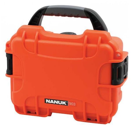 Nanuk Cases Orange Protective Case, 9.1"L x 6.8"W x 3.8"D 903S-000OR-0A0