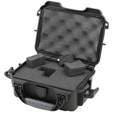 Nanuk Cases Black Protective Case, 9.1"L x 6.8"W x 3.8"D 903S-010BK-0A0