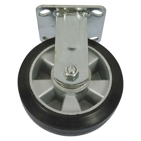 Dayton Mold-On Rubber, Rigid Caster, 6 In MH13X46302G