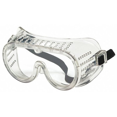 Mcr Safety Safety Goggles, Clear Lens, Uncoated, Direct Vented/Perforated, Dielectric, 22 Series 2120