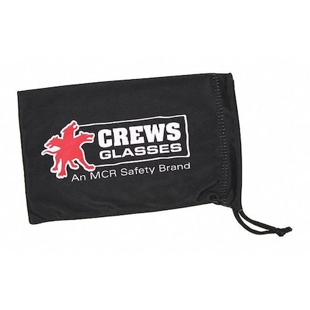 Mcr Safety Blk Silk Eyeglass Bag 208