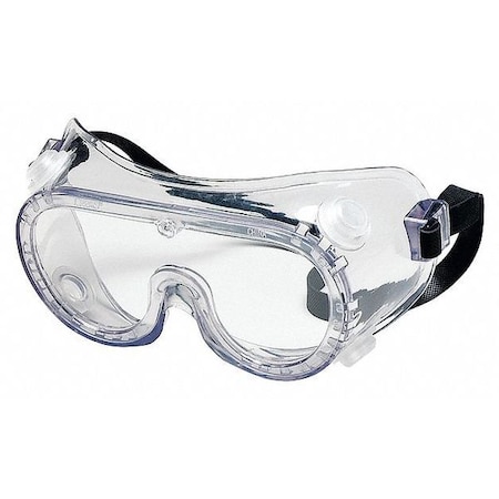 Mcr Safety Safety Goggles, Clear Lens, Uncoated, Indirect Vented, Rubber Strap, Dielectric, 22 Series 2230RB
