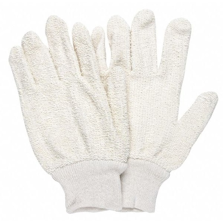 Mcr Safety 9401K Knit Gloves, 500  Degrees F Max Temp., Knit Cuff White, M ( 8 ), 12 PK 9401KM