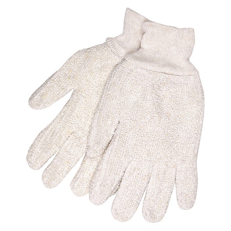 Mcr Safety Knit Gloves, Knit, Beige, 12 PK 9400KM