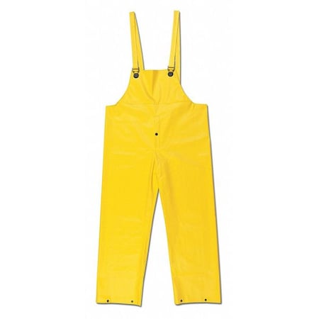 Mcr Safety Commodore Pvc Non Wvn Poly Nylon Bib, 2XL, PVC/Non Woven Polyester/Nylon, 33" Inseam, 52" Waist, 2XL 600BPX2