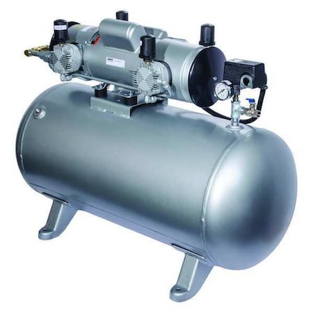 Gast Piston Air Compressor, 2 HP, 110/220V 8LDF-46T-M850X