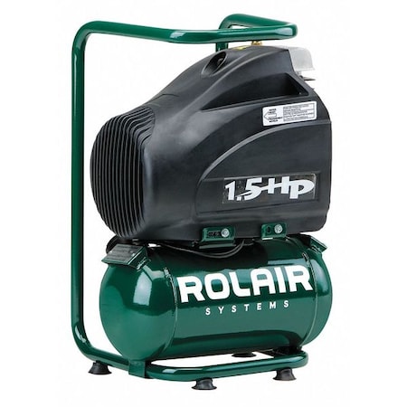 Rolair Air Compressor, 1.5 HP, 115V, 125 psi FC1500HBP2