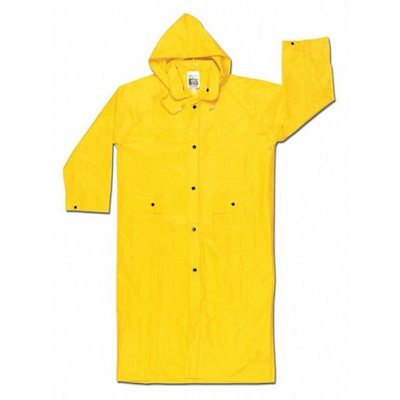 Mcr Safety Wizard .28Mm PVC Nylon PVC Fr Coat, XL 300CXL