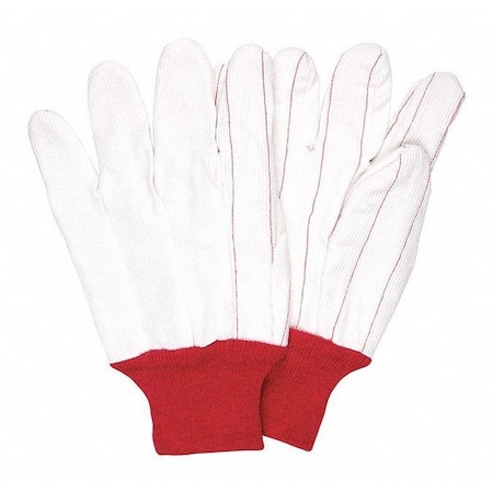 Mcr Safety Knit Gloves, Back: White, Large, 12 PK 9018CDPCR
