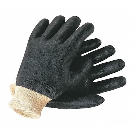 Mcr Safety Chemical Resistant Gloves, PVC, 10 in L, L, 12 PK 6500S