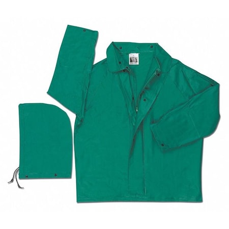 Mcr Safety Dominator 0.42mm PVC/Poly/PVC Jacket, 2XL 388JX2