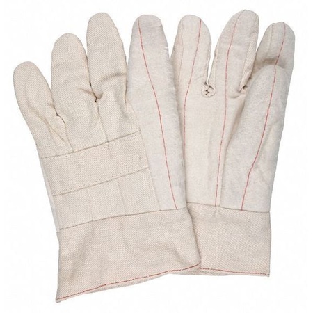 Mcr Safety Hot Mill 9132 Knit Gloves, Beige, 12 PK 9132