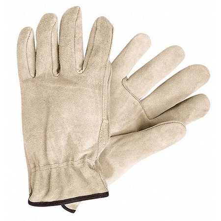 Mcr Safety Leather Gloves, L 12 PK 3120L