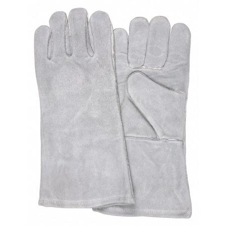 Mcr Safety Welding Gloves, Wing Thumb, Cowhide, S, 12 PK 4152