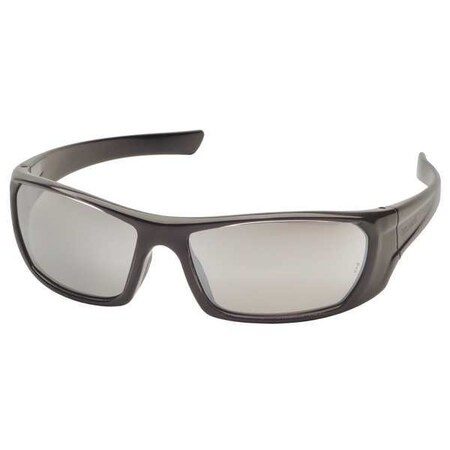 Pyramex Safety Glasses, Outlander, Silver Mirror Scratch-Resistant Lens, Polycarbonate, Black Full-Frame SB8070D