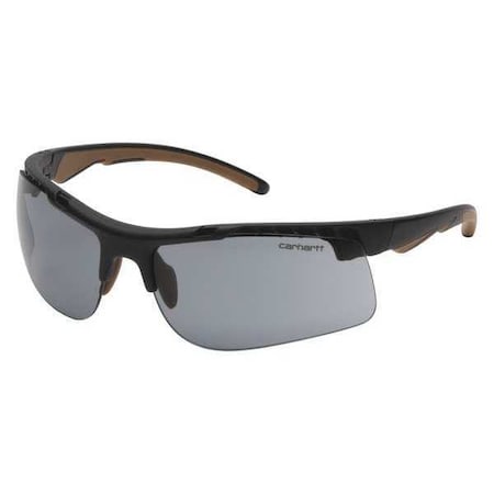 Carhartt Rockwood, Safety Glasses, Anti-Fog, Anti-Static & Anti-Scratch, Gray Lens, Black, Tan Frame CHB720DTCC