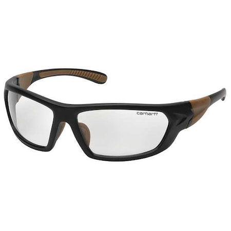 Carhartt Safety Glasses, Wraparound Clear Polycarbonate Lens, Scratch-Resistant CHB210D