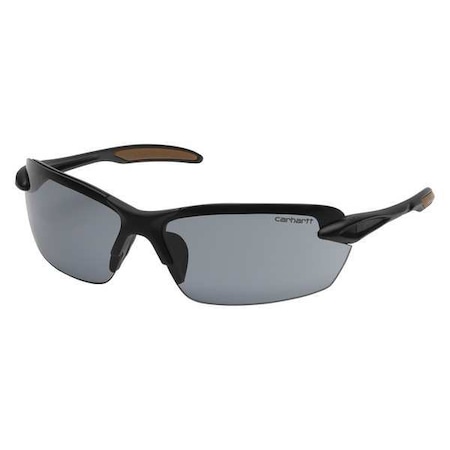 CARHARTT Safety Glasses, Gray Scratch-Resistant CHB320D