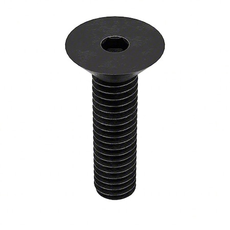 Zoro Select 5/16"-18 Socket Head Cap Screw, Flat, Black Oxide Steel, 1-1/2 in Length, 50 PK U07410.031.0150