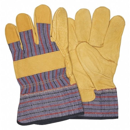 Mcr Safety Pigskin Leather Palm Gunn Pattern, L, PK12 1960L