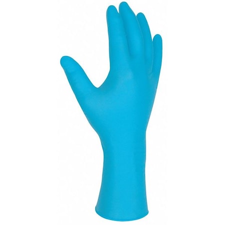Mcr Safety Nitri-Med 6012, Disposable Gloves, 6 mil Palm, Nitrile, Powder-Free, S, 1000 PK, Blue 6012S