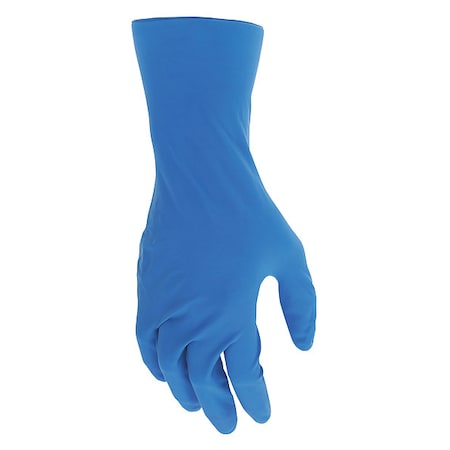 Mcr Safety SensaTouch 5049, Disposable Gloves, 11 mil Palm, Latex, Powder-Free, S, 50 PK, Blue 5049S
