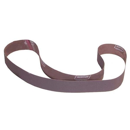 Norton Abrasives Sanding Belt, 3 in W, 90 in L, Coated, Aluminum Oxide, 36 Grit, Extra Coarse, R228 Metalite, Brown 78072785831
