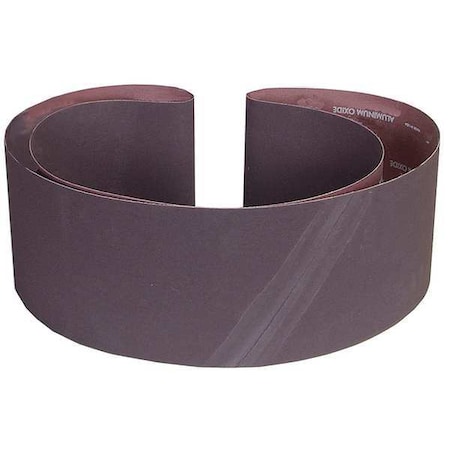 Norton Abrasives Sanding Belt, 6 in W, 89 in L, Coated, Aluminum Oxide, 60 Grit, Coarse, R228 Metalite, Brown 78072782916