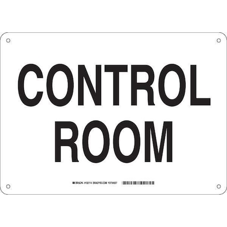 Brady Control Room, 14" W x 10" H, Rectangle, Plastic, 132114 132114