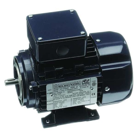 Leeson Three-Phase General Purpose Motor, 1/4 HP, 63C Frame, 230/460V AC Voltage, 1700 rpm Nameplate RPM 063T17FH5402