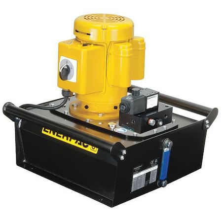 ENERPAC Hydraulic Pump, Electric, 1 hp, Induction Motor, 10,000 psi Max Pressure ZE3104DB