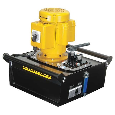 ENERPAC Hydraulic Pump, Electric, 1.5 hp, Induction Motor, 10,000 psi Max Pressure ZE4220MB