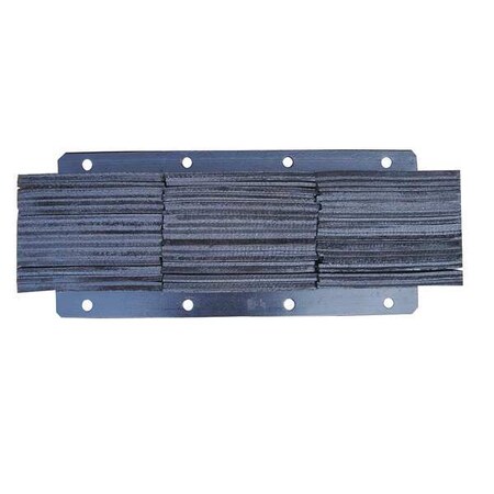 Zoro Select Dock Bumper, 30x6x13 In., Rubber 26W597