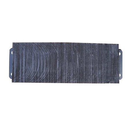 Zoro Select Dock Bumper, 10x4-1/2x32 In., Rubber 26W570
