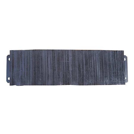 Zoro Select Dock Bumper, 10x4-1/2x38 In., Rubber 26W571
