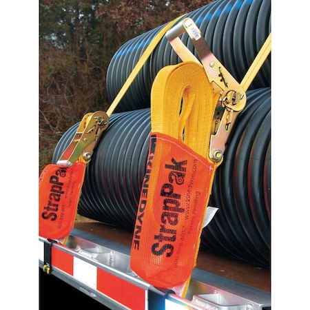 Kinedyne Tie-Down Strap, Ratchet, 27ft x 2In, 3335lb 512720PAKGRA