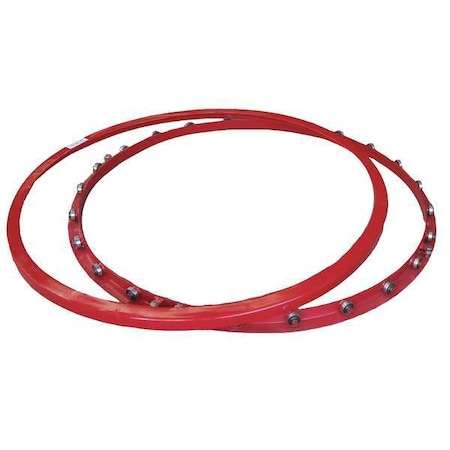 Zoro Select 4000 lb. Capacity Steel Pallet Carousel 44-1/2" Dia. 26W562