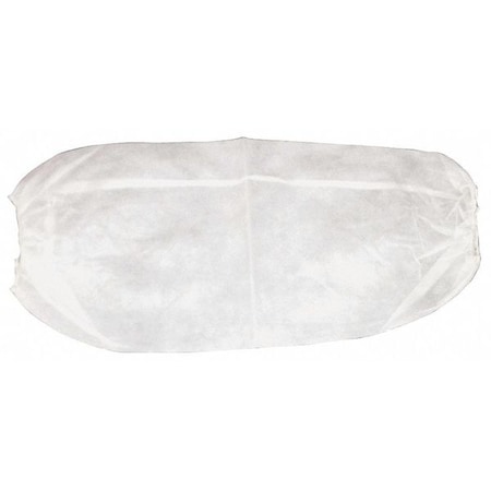 Condor Disposable Sleeve, 18 1/2 in Length, 9 mil Thick, Serged Seam, White, 200 PK 26W805