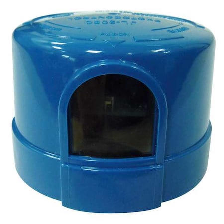 Dayton Incandescent Photocontrol, 1,000 W, Blue 26WA87