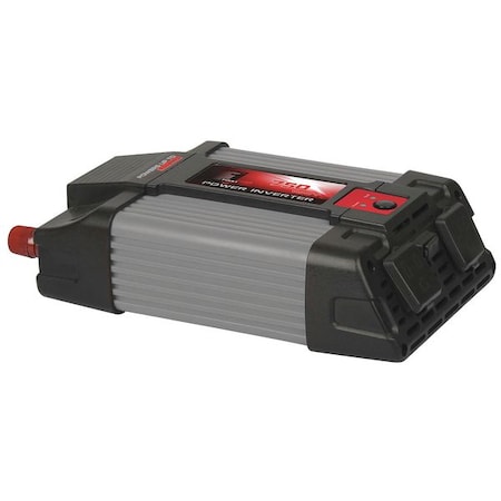 Westward Power Inverter, Modified Sine Wave, 1,500 W Peak, 750 W Continuous, 2 Outlets 26X001