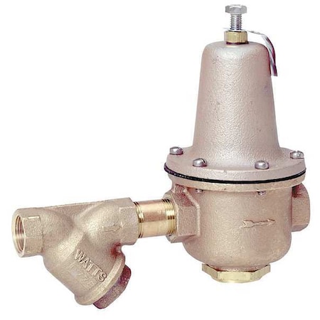 Watts Water Pressure Regulator Valve, 1/2 In. 1/2 LF223-S