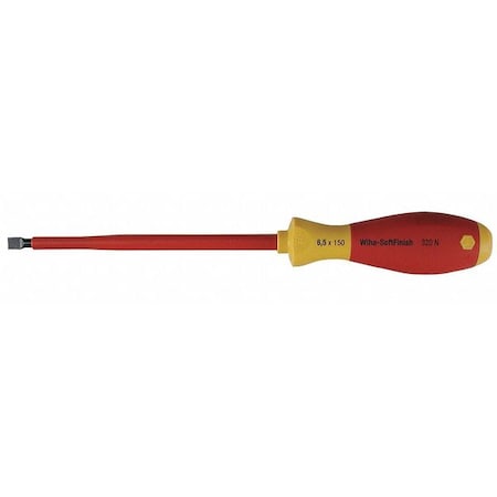 WIHA Insulated Slotted Screwdriver 5/32 in Round 32017