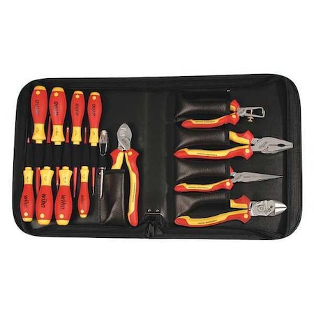 Wiha Insulated Tool Set, 14 pc. 32869