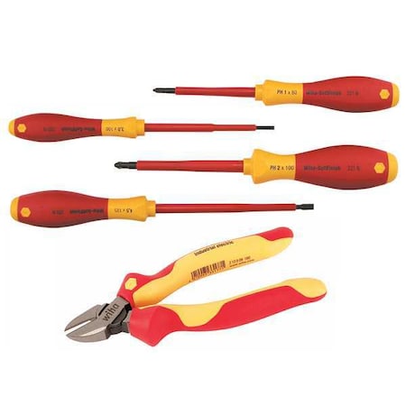 Wiha Insulated Tool Set, 5 pc. 32983