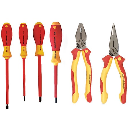 Wiha Insulated Tool Set, 6 pc. 32984
