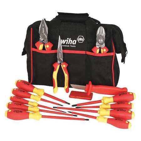 Wiha Insulated Tool Set, 13 pc. 32878