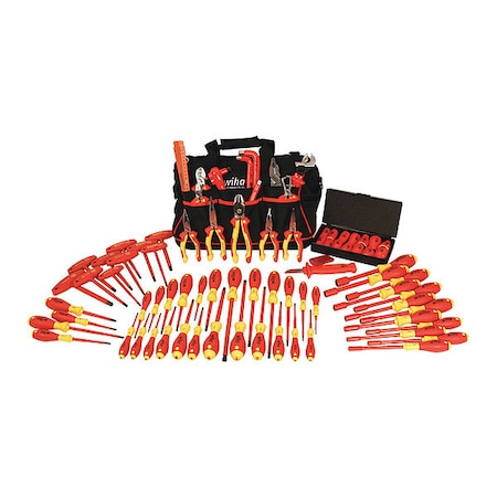 Wiha Insulated Tool Set, 80 pc. 32877
