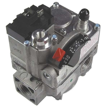 ROBERTSHAW Gas Valve, NG/LP, Standing Pilot, 24V, 3.5 to 14.0 in wc, Combination 720-472